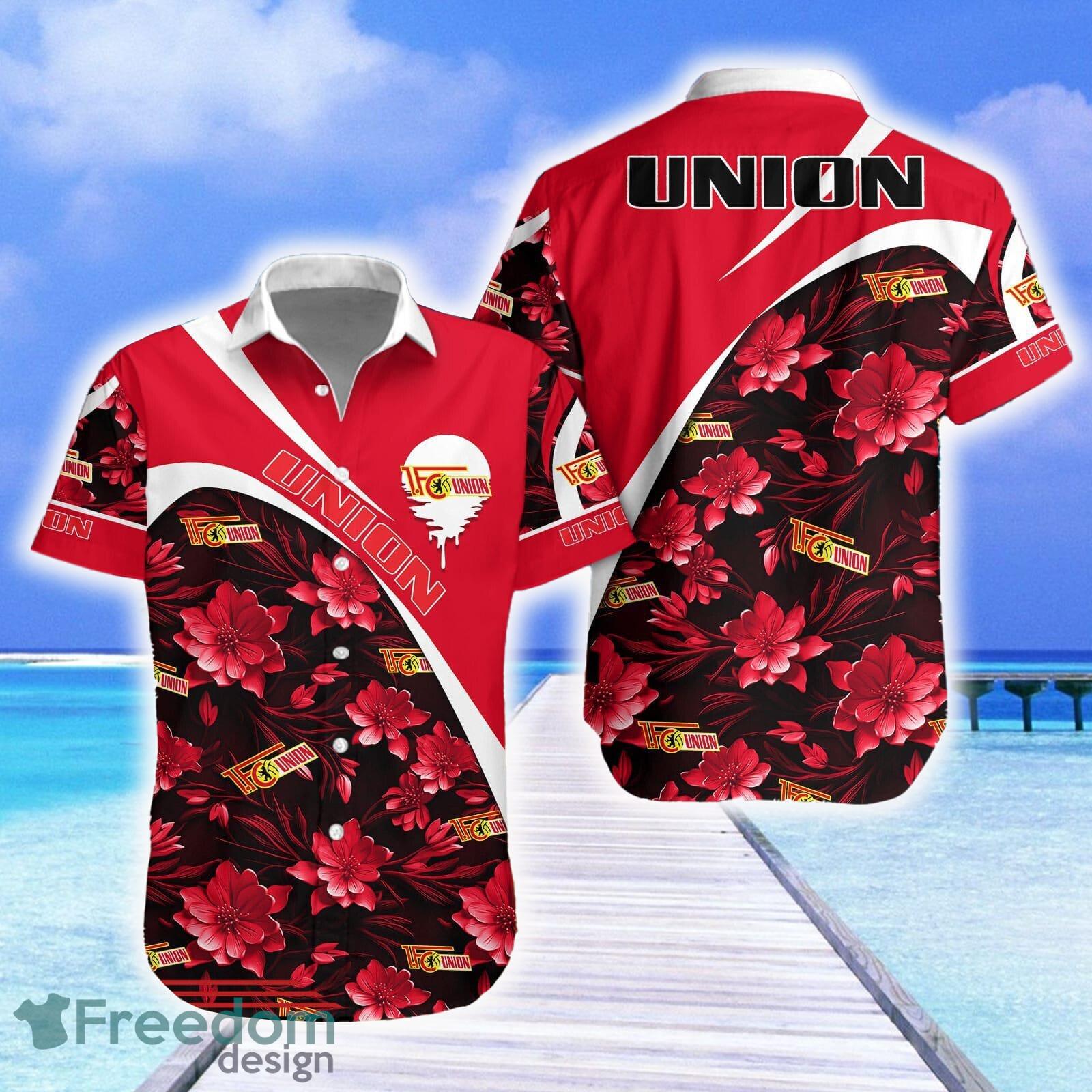 1. FC Union Berlin Hawaiian Shirt Flower 3D For Beach Fans image 1. FC Union Berlin Hawaiian Shirt Flower 3D For Beach Fans - 1. FC Union Berlin Hawaiian Shirt Flower 3D For Beach Fans