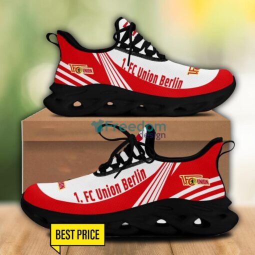 1. FC Union Berlin Max Soul Sneakers Striped Men Women Limited Running Shoes Product Photo 2