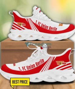 1. FC Union Berlin Max Soul Sneakers Striped Men Women Limited Running Shoes Product Photo 1