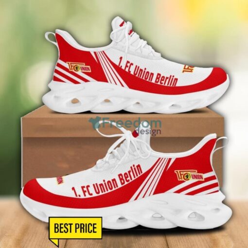 1. FC Union Berlin Max Soul Sneakers Striped Men Women Limited Running Shoes Product Photo 1