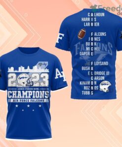 2023 Armed Forces Bowl Champions Air Force Falcons 3D Shirt For Fans