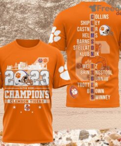 2023 Gator Bowl Champions Clemson Tigers 3D Shirt For Fans