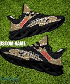 ABBA Band Brand New Sport Sneaker Recognition Camo Max Soul Shoes Custom Name - ABBA Band Running Shoes Camo Design Personalized Photo 2