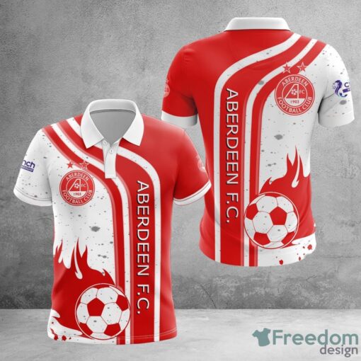 Aberdeen FC 3D Polo Shirt Gift For Men Sport Golf Polo Shirt Product Photo 1