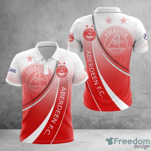 Aberdeen FC 3D Polo Shirt Gift For Men Sport Golf Polo Shirt Aberdeen FC Sport Team Product Photo 1