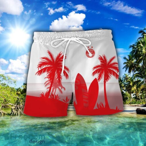 Aberdeen F.C. Combo Hawaiian Shirt And Shorts Surfboards Coconut Custom Name For Fans Product Photo 2