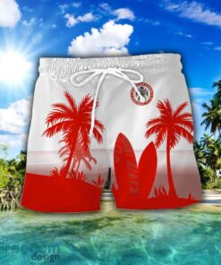 Accrington Stanley Combo Hawaiian Shirt And Shorts Surfboards Coconut Custom Name For Fans Product Photo 2