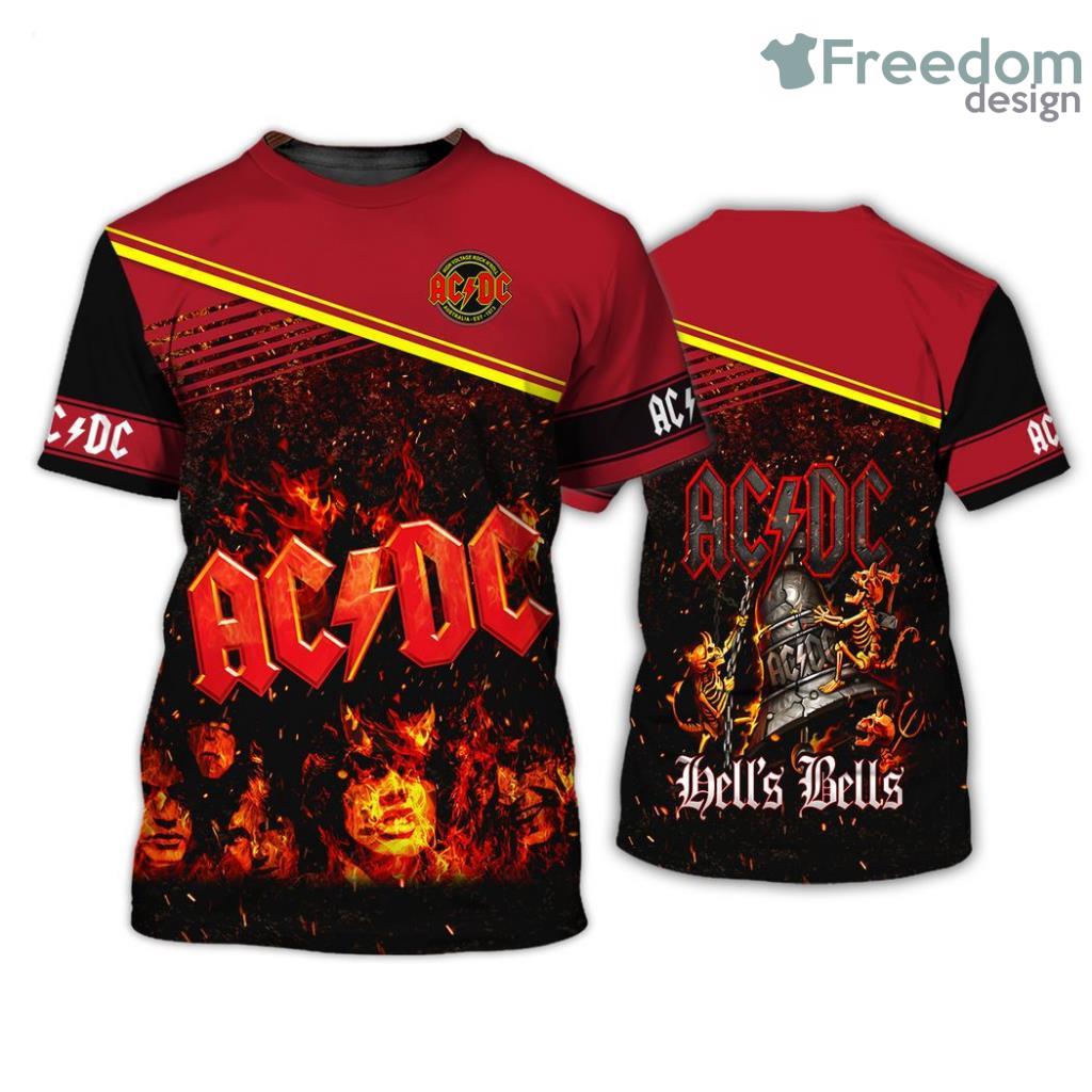 ACDC Rock Band 3D Full Print Shirts For Fans image ACDC Rock Band 3D Full Print Shirts For Fans Product Photo 1