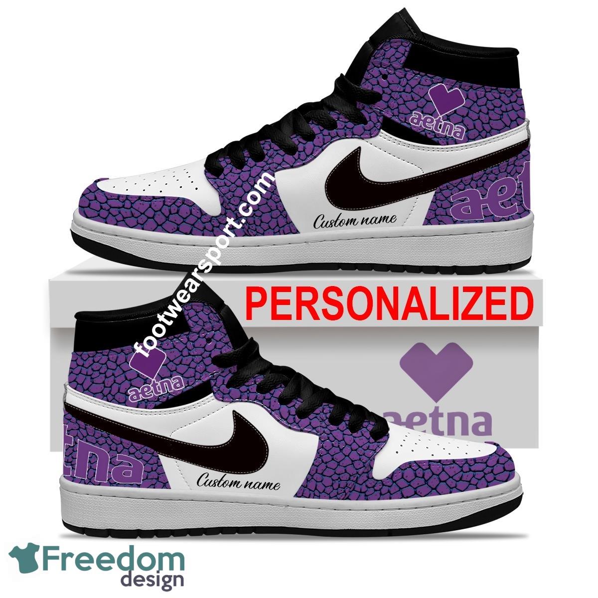 Aetna Air Jordan Hightop Shoes Personalized Crocodile Skin Pattern All Over Print image Aetna Air Jordan Hightop Shoes Personalized Crocodile Skin Pattern All Over Print - Aetna Air Jordan Hightop Shoes Personalized Design 2