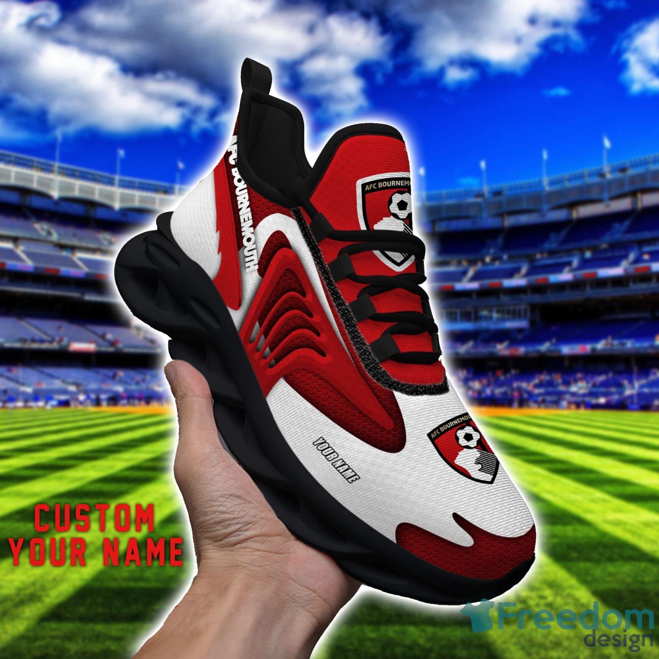 A.F.C. Bournemouth Personalized Name Max Soul Shoes Men Women Running Shoes Limited image A.F.C. Bournemouth Personalized Name Max Soul Shoes Men Women Running Shoes Limited Product Photo 2