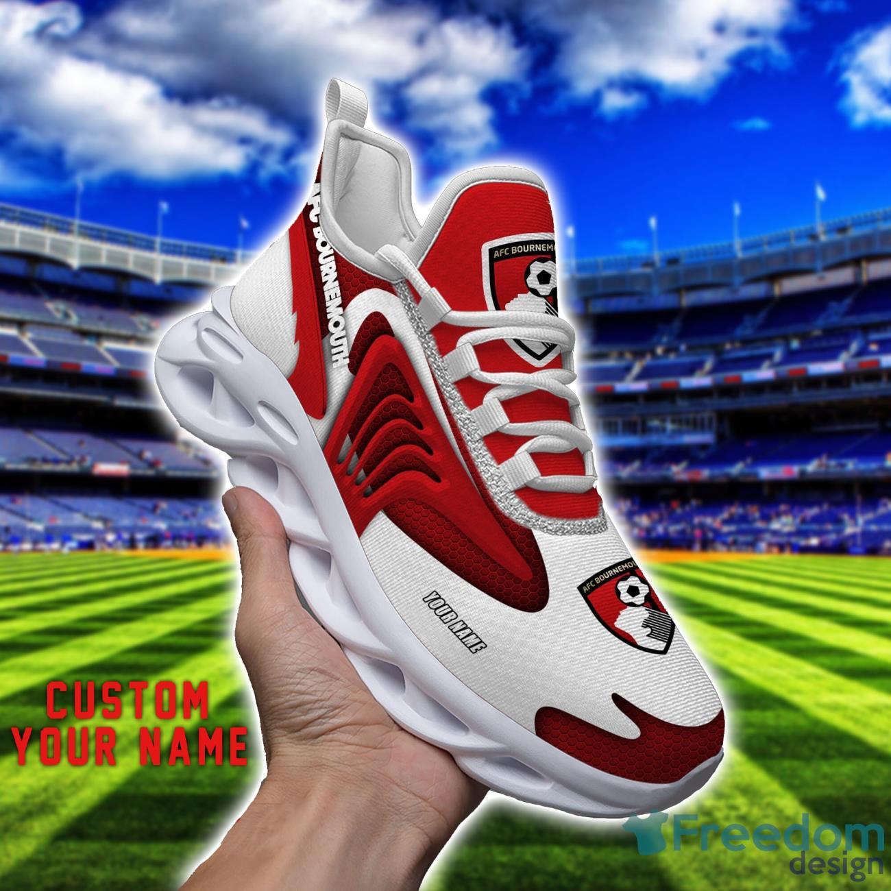 A.F.C. Bournemouth Personalized Name Max Soul Shoes Men Women Running Shoes Limited image A.F.C. Bournemouth Personalized Name Max Soul Shoes Men Women Running Shoes Limited Product Photo 1