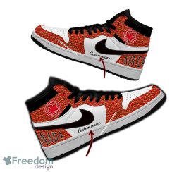 Air Canada Air Jordan Hightop Shoes Personalized Crocodile Skin Pattern For Fans Gift Air Canada Air Jordan Hightop Shoes Personalized Crocodile Skin Pattern For Fans Gift
