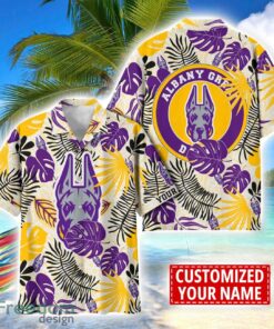 Albany Great Danes Aloha Hawaiian Shirt Custom Name Summer Gift Holiday Team Shirt