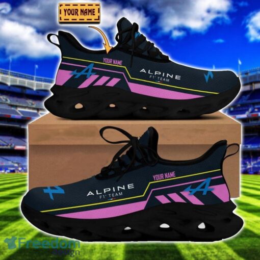 Alpine F1 Team Sneakers Limited Max Soul Shoes For Men And Women Custom Name Product Photo 1