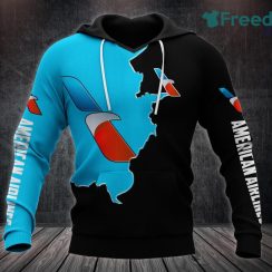 American Airlines New Fashion Hoodie 3D All Over Print For Men And Women
