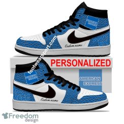 American Express Air Jordan Hightop Shoes Personalized Crocodile Skin Pattern All Over Print - American Express Air Jordan Hightop Shoes Personalized Design 2