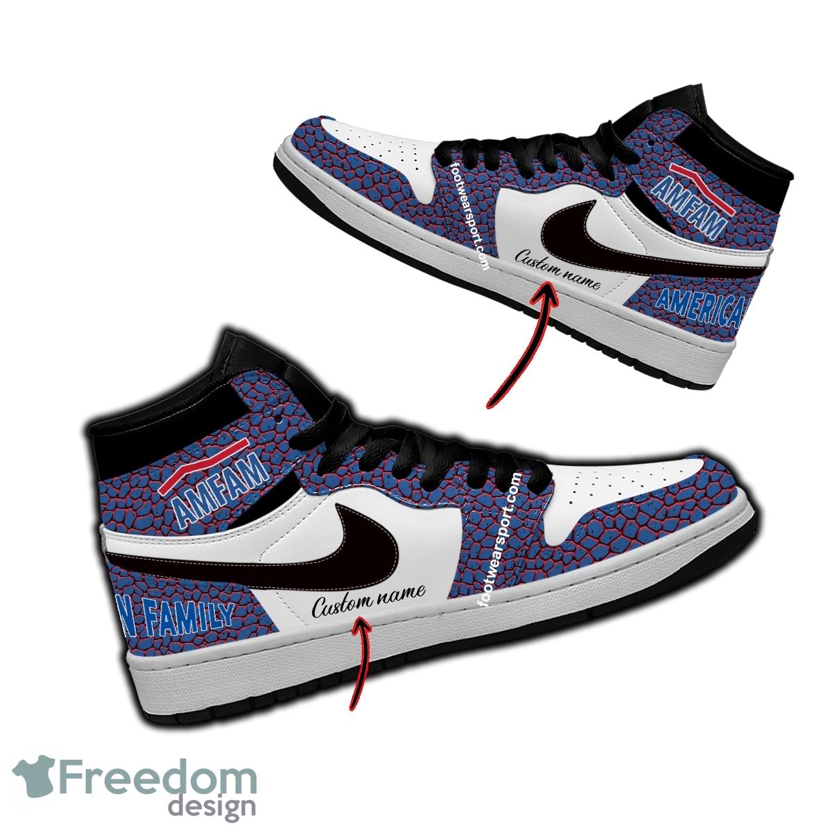 Amfam Air Jordan Hightop Shoes Personalized Crocodile Skin Pattern For Fans Gift image Amfam Air Jordan Hightop Shoes Personalized Crocodile Skin Pattern For Fans Gift - Amfam Air Jordan Hightop Shoes Personalized Design 2