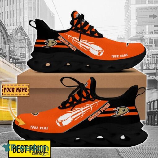 Anaheim Ducks Custom Name Sneakers Limited Max Soul Shoes For Men Women Product Photo 2