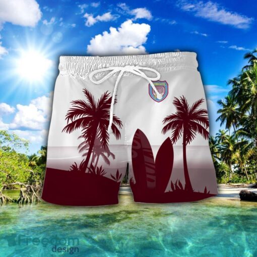 Arbroath F.C. Combo Hawaiian Shirt And Shorts Surfboards Coconut Custom Name For Fans Product Photo 2