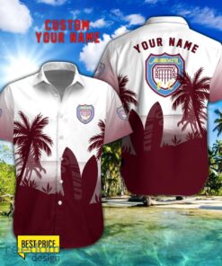 Arbroath F.C. Combo Hawaiian Shirt And Shorts Surfboards Coconut Custom Name For Fans