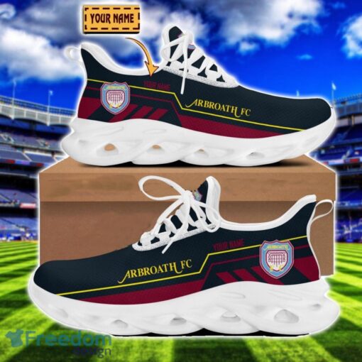 Arbroath F.C. Sneakers Limited Max Soul Shoes For Men And Women Custom Name Product Photo 2