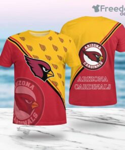 Arizona Cardinals Fade Out Retro 3D Shirt All Over Print New Trend