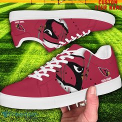 Arizona Cardinals NFL Custom Name Unique Gift Low Top Skate Shoes Gifts For Fans Product Photo 2