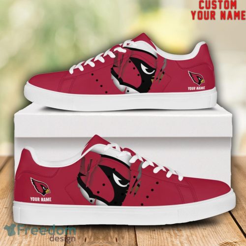 Arizona Cardinals NFL Custom Name Unique Gift Low Top Skate Shoes Gifts For Fans Product Photo 1