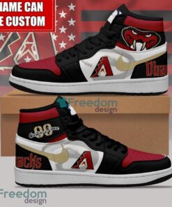 Arizona Diamondbacks Air Jordan 1 High Shoes Printing Sneaker