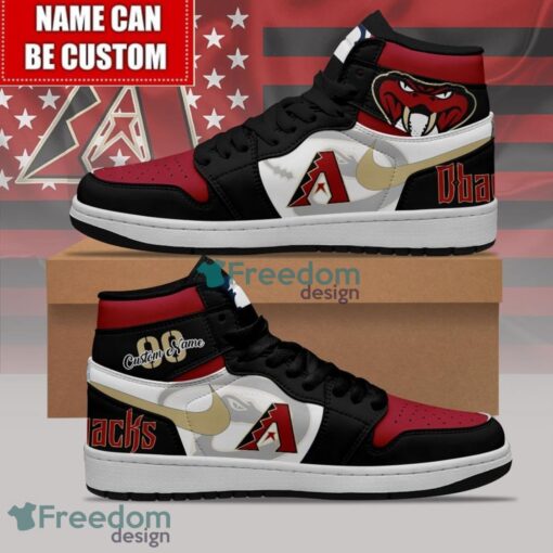 Arizona Diamondbacks Air Jordan 1 High Shoes Printing Sneaker Product Photo 1