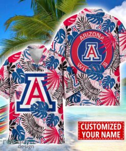 Arizona Wildcats Aloha Hawaiian Shirt Custom Name Summer Gift Holiday Team Shirt