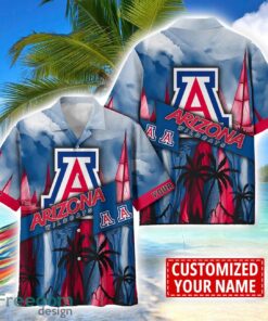 Arizona Wildcats Hawaii Shirt Custom Name Sports Team Beach Shirt