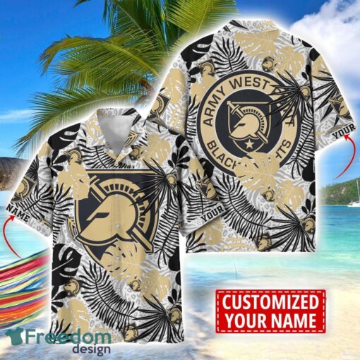 Army Black Knights Aloha Hawaiian Shirt Custom Name Summer Gift Holiday Team Shirt Product Photo 1