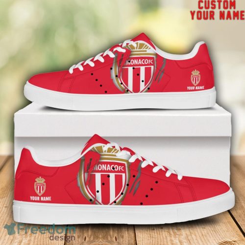 AS Monaco L1 Custom Name Unique Gift Low Top Skate Shoes Gifts For Fans Product Photo 1