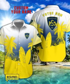 ASM Clermont Auvergne Combo Hawaiian Shirt And Shorts Surfboards Coconut Custom Name For Fans