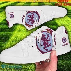 Aston Villa EPL Custom Name Unique Gift Low Top Skate Shoes For Man And Woman Product Photo 2