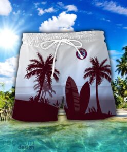 Aston Villa F.C Combo Hawaiian Shirt And Shorts Surfboards Coconut Custom Name For Fans Product Photo 2