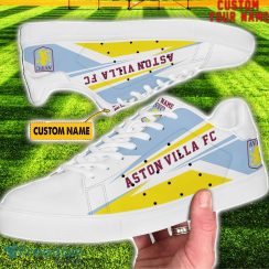 Aston Villa New Custom Name Unique Gift Skate Shoes For Football Fan