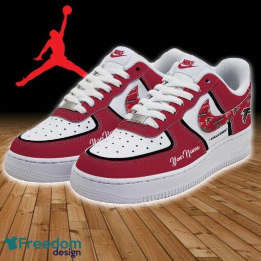 Atlanta Falcons NFL Air Force 1 Shoes For Men Women Fans Gift AF1 Sneaker Custom Name - Atlanta Falcons Personalized NFL Air Force 1 Shoes_3