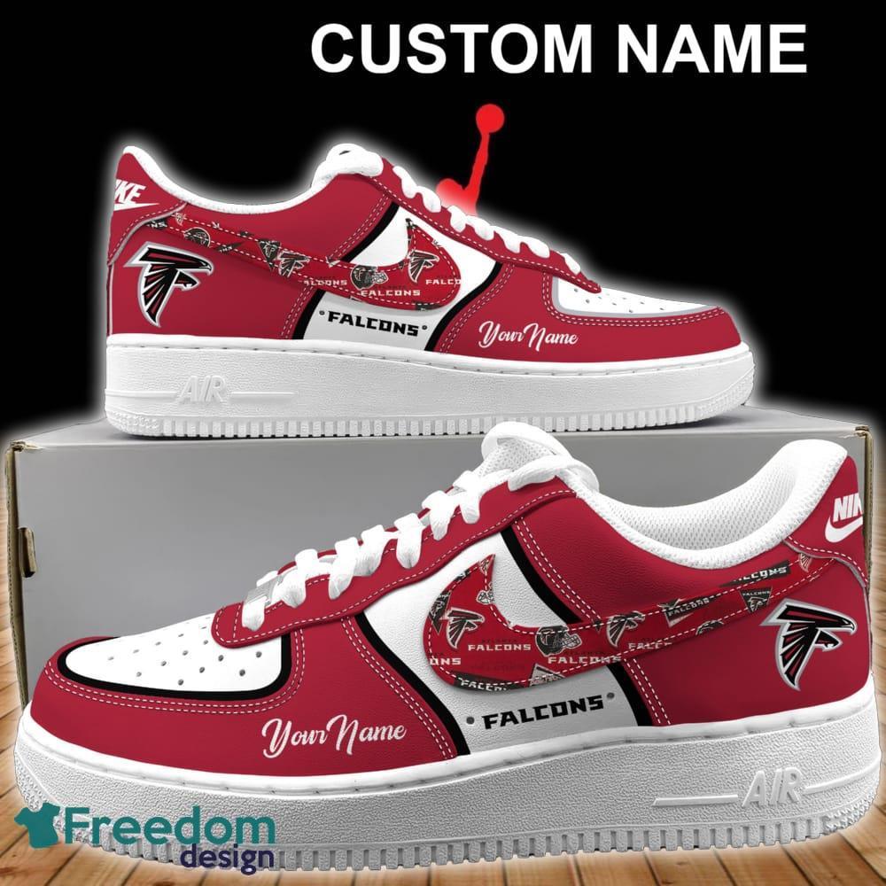 Atlanta Falcons NFL Air Force 1 Shoes For Men Women Fans Gift AF1 Sneaker Custom Name - Atlanta Falcons Personalized NFL Air Force 1 Shoes_1