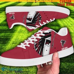 Atlanta Falcons NFL Custom Name Unique Gift Low Top Skate Shoes Gifts For Fans Product Photo 2