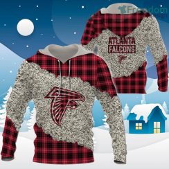 Atlanta Falcons Nfl Plaid Pattern Color Sport Special Hoodie 3d All Over Print Gift For Big Fans