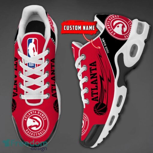 Atlanta Hawks NBA Air Cushion Sports Shoes Custom Name TN Sneakers For Fans Product Photo 3