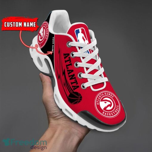 Atlanta Hawks NBA Air Cushion Sports Shoes Custom Name TN Sneakers For Fans Product Photo 1