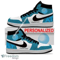 At&t Air Jordan Hightop Shoes Personalized Crocodile Skin Pattern Full Print - At&t Air Jordan Hightop Shoes Personalized Design 2