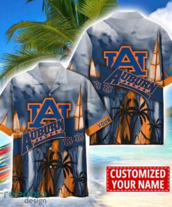 Auburn Tigers Hawaii Shirt Custom Name Sports Team Beach Shirt