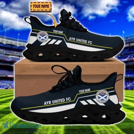 Ayr United F.C. Sneakers Limited Max Soul Shoes For Men And Women Custom Name Product Photo 1