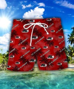 AZ Alkmaar 3D Hawaiian Shirt and Shorts Vinatge Tree Pattern Beach Shirt For Fans Product Photo 2