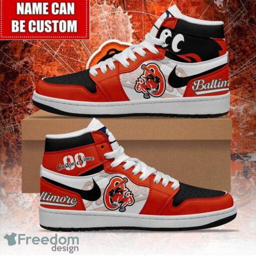 Baltimore Orioles Custom Name Number Limited Air Jordan Hightop Shoes Men Women Gift Product Photo 1