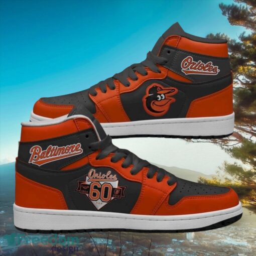 Baltimore Orioles MLB 60 Years Air Jordan Hightop Shoes Product Photo 1